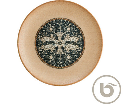 Bonna Πιάτα Ρηχά Πορσελάνης Mesopotamia Wood 30cm 6τμχ S-MT-MZPMWGRM30DZ