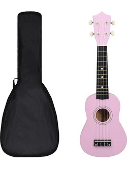 vidaXL 70148 Soprano Pink with Case