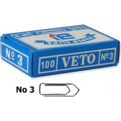Veto Συνδετήρες No3 28mm 345.003