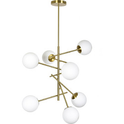 Home Lighting Prato Κρεμαστό Φωτιστικό Οροφής Πολύφωτο E27 Χρυσό 77-4492