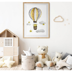 ΠΑΙΔΙΚΗ ΑΦΙΣΑ TRAVEL STAR 48296 (PVC/PLEXIGLASS ΦΥΣΙΚΟ ΞΥΛΟ ΜΕ ΠΛΑΙΣΙΟ) 30x40cm