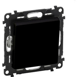 LEGRAND Valena Life Μπουτόν μεταγωγικό χωνευτό 6A 250V Μαύρο 756311
