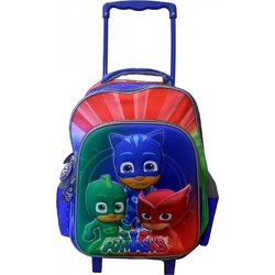 PJ Masks Σχολική Τσάντα Τρόλεϊ Δημοτικού Πολύχρωμη 0484050