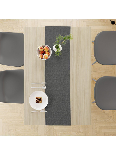 Αλέκιαστη Τραβέρσα (40x180) Dimcol Panama Dark Grey