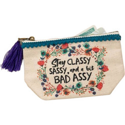 Natural Life Stay Classy Canvas Γυναικείο Πορτοφόλι Μπεζ