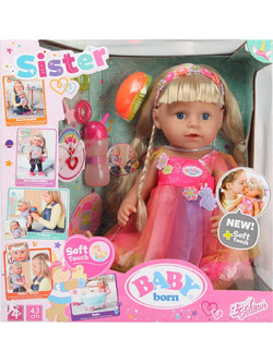 Zapf Creation Baby Born Soft Touch Sister Μονόκερος
