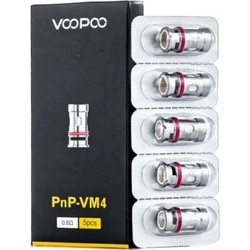 Voopoo PnP-VM4 0.6ohm COILS για pnp tank (5 αντιστάσεις)