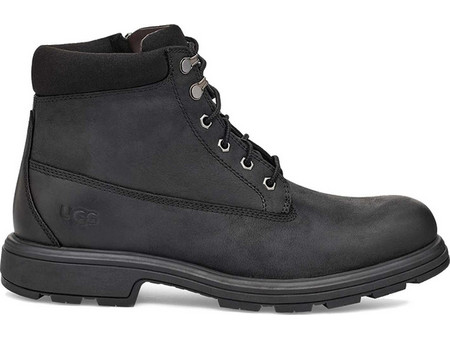 Ugg Biltmore Mid Boot Plain Toe Ανδρικά Αρβυλάκια Suede Μαύρα 1121005-BLLE