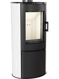 Kratki KOZA AB/S/K/BIALY Ατσάλινη Ξυλόσομπα Αερόθερμη 8kW