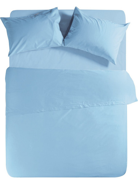 Nef-Nef Σεντόνι King Size Βαμβακερό με Λάστιχο 180x200+35 Jersey 564 Sky