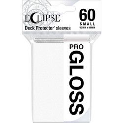 Ultra Pro Japanese Small Size Card Sleeves 60ct - PRO-Gloss Arctic White