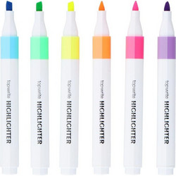 Highlighter Σετ 6 τεμαχίων Χρωματιστοί Μαρκαδόροι με μύτη 3.5mm