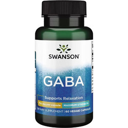 Swanson GABA 750mg 60 Κάψουλες