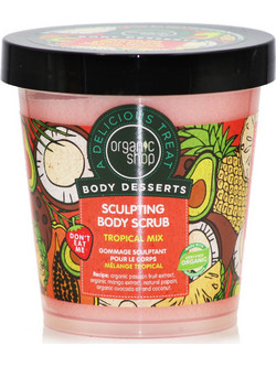 Natura Siberica Organic Shop Body Desserts Tropical Mix Sculpting Scrub Σώματος 450ml