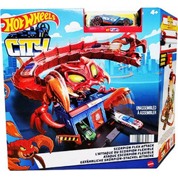 Mattel Hot Wheels City Scorpion Flex Attack Playset HDR29/HDR32