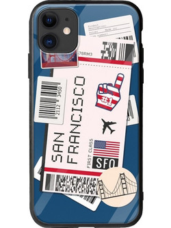 Θήκη Ticket To San Francisco iPhone 11 Groove TPU (Tempered Glass και TPU)