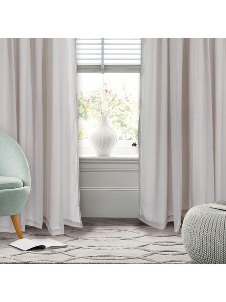 Das Home Κουρτίνα Συσκότισης με Τρέσα 300x270 2196 Γκρι