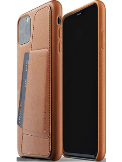 Mujjo Full Leather Wallet Case Θήκη iPhone 11 Pro Max Tan (MUJJO-CL-004-TN)