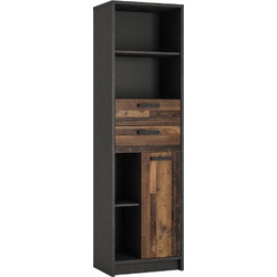 PoliHome Nebraska Βιβλιοθήκη 56x42x196cm 161325779