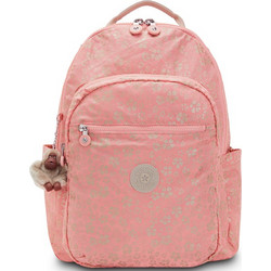 Kipling Seoul Sweet Met Floral Σχολική Τσάντα Πλάτης Δημοτικού Ροζ 196013325350