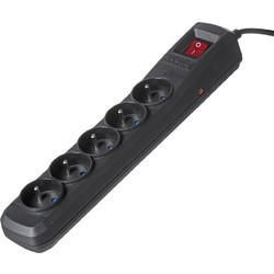 Activejet black power strip with cord ACJ COMBO 5G 3M BEZP. AUTO CZ