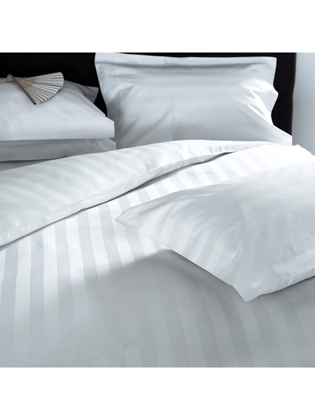 Blanc de Blanc Σεντόνι Υπέρδιπλο Βαμβακερό 240x290 Superb Line Stripe 300TC