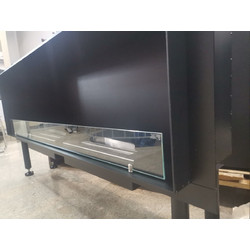 Τζάκι βιοαιθανόλης Custom 120x40x30 με δυο βιοκαυστήρες