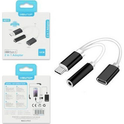 Newtop AD12 Μετατροπέας USB-C male σε 3.5mm / USB-C female