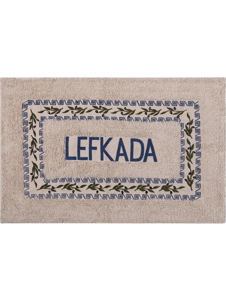 Πατάκι ελιά Λευκάδα (50cm x 80cm) μπλέ 6978000004051 silkfashion - 0.50x0.80
