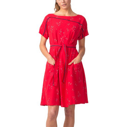 Skunkfunk Igantzi Mini Καλοκαιρινό Καθημερινό Φόρεμα Floral Κόκκινο WDR00776-R5