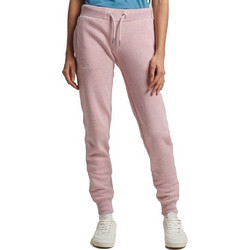 Superdry Vintage Γυναικείο Παντελόνι Φόρμας Fleece με Λάστιχο Nude W7010864A-MKE