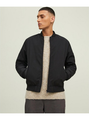 Jack & Jones Carlton Ανδρικό Μπουφάν Χειμωνιάτικο Bomber Μαύρο 12216985