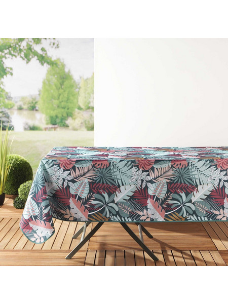 Τραπεζομάντιλο Douceur d interieur NAPPE RECTANGLE 150 x 240 CM POLYESTER IMPRIME JACALA BLEU