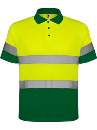 ROLY ΠΟΛΟ ΜΠΛΟΥΖΑΚΙ POLARIS HV9302 52221 GARDEN GREEN FLUOR YELLOW