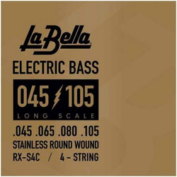 La Bella RX Σετ 4 Χορδές Ηλεκτρικού Μπάσου Stainless Steel 45-105"