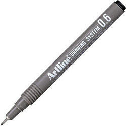 Μαρκαδόρος Artline ακίδας σχεδίου 0.6 μαύρο (EK-236N)