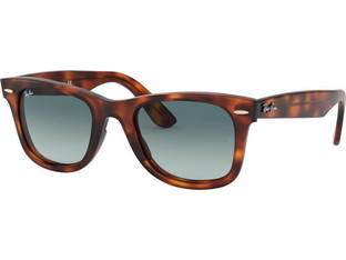Ray-Ban RB4340 6397/3M Ανδρικά Γυαλιά Ηλίου Τετράγωνα Κοκάλινα Ταρταρούγα με Μπλε Degradee Φακό