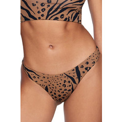 Hurley Bikini Slip Animal Print Καφέ HB1146D-210