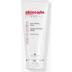 Skincode Essentials SOS Oil Control Κρεμώδης Μάσκα Προσώπου για Καταπράυνση με Άργιλο 75ml