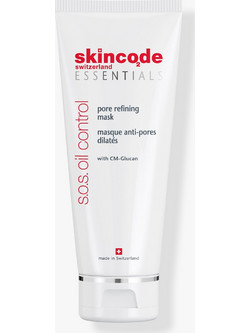 Skincode Essentials SOS Oil Control Κρεμώδης Μάσκα Προσώπου για Καταπράυνση με Άργιλο 75ml