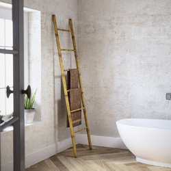 Gedy Ξύλινη Πετσετοκρεμάστρα/Σκάλα Bamboo Διακοσμητική 103135