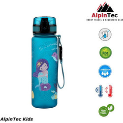 AlpinPro AlpinTec Kids Mermaid Παιδικό Μπουκάλι Πλαστικό BPA Free Γαλάζιο 500ml