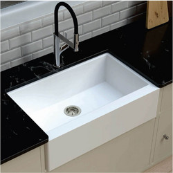 Macart Apron U 100 Υποκαθήμενος Νεροχύτης Γρανίτη Alpina 86.5x54cm