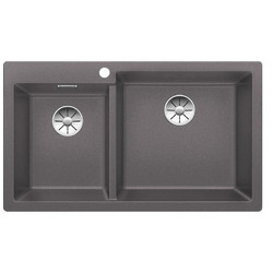 Blanco Pleon 9 Ένθετος Νεροχύτης Γρανίτη Rock Grey 523058 86x50cm