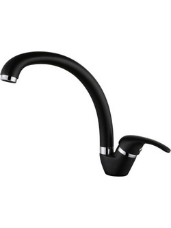 Μπαταρία Κουζίνας Νεροχύτου Μαύρη Granite Black 237012