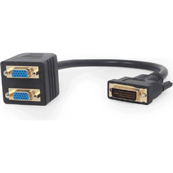 Καλώδιο Splitter DVI-I σε x2 VGA Θηλυκό - Cablexpert (A-DVI-2VGA-01) A-DVI-2VGA-01