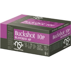 Nobel Sport Plumbum HP Buckshot Buffered Φυσίγγια Δράμια 12Cal 76mm 10βολα 45gr 10τμχ