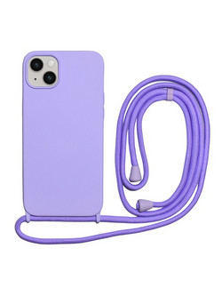 Vivid Silicone Cover Lace Apple iPhone 14 Plus Lilac
