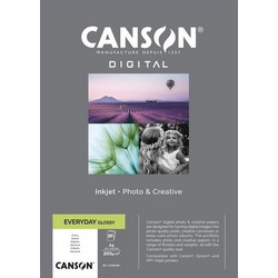 Canson Digital Φωτογραφικό Χαρτί Gloss A4 (21x30) 200gr/m για Εκτυπωτές Inkjet 50 Φύλλα