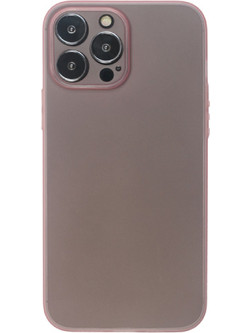 Vivid TPU Slim Back Cover Transparent / Pink (iPhone 13 Pro Max)
